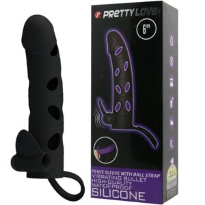 Pretty Love — Vibrating Penis Sleeve, Silicone — Couples — view 3