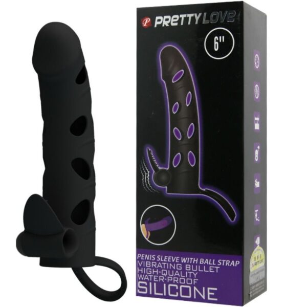 Pretty Love — Vibrating Penis Sleeve, Silicone — Couples — view 3