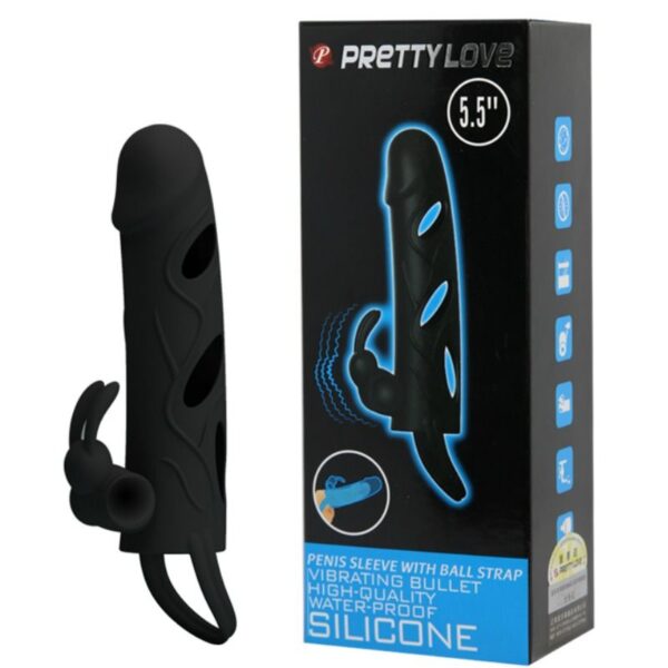 Pretty Love — Vibrating Penis Sleeve, Rabbit — Couples — view 8