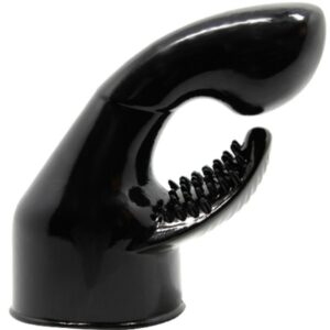 Baile Power Head G-Spot Clitoral — Wand Attachment, Black — Handheld Massagers