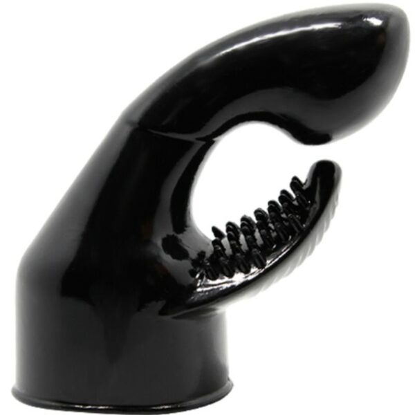 Baile Power Head G-Spot Clitoral — Wand Attachment, Black — Handheld Massagers