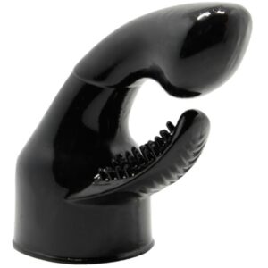 Baile Power Head G-Spot Clitoral — Wand Attachment, Black — Handheld Massagers — view 2