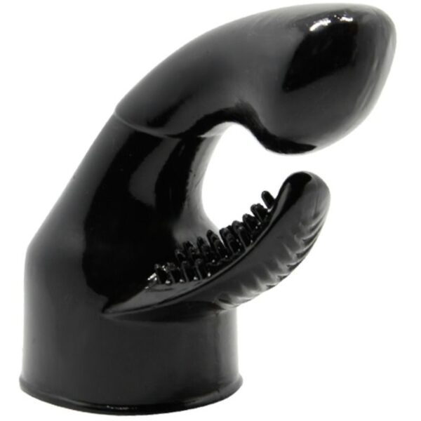 Baile Power Head G-Spot Clitoral — Wand Attachment, Black — Handheld Massagers — view 2