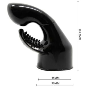 Baile Power Head G-Spot Clitoral — Wand Attachment, Black — Handheld Massagers — view 4