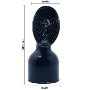 Baile Power Head Clitoral — Wand Attachment, Black — Handheld Massagers — view 4