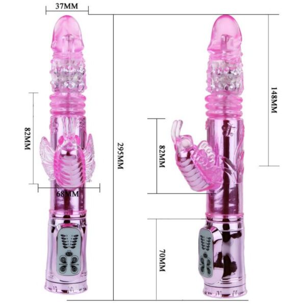Baile Throbbing Butterfly — Thrusting Vibrator, Rechargeable — G-Spot Vibrators — view 6