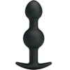 Pretty Love Special Stimulation — Anal Beads, Silicone, Black