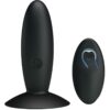 Pretty Love — Vibrating Butt Plug, Remote Control, Black — Anal
