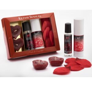 Extase Sensual Temptation Chest — Gift Kit Red — Massage Kits & Gift Sets — view 4