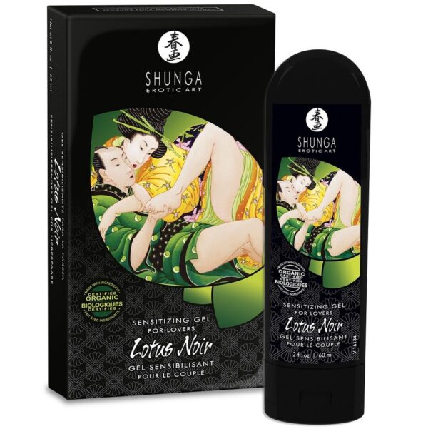 Shunga Lotus Noir — Stimulating Gel, 60 ml — Arousal Gels for Women