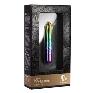 Rocks-Off RO-80mm — Bullet Vibrator, Waterproof, Rainbow — Bullet Vibrators — view 2