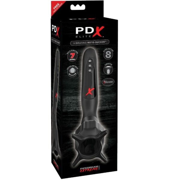 PDX Elite Roto-Sucker — Penis Vibrator, Silicone — Male Masturbators — view 2