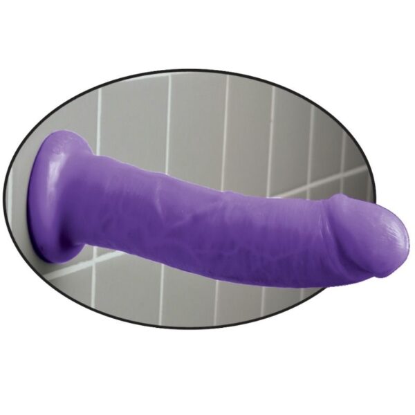 Dillio — Strap-On Dildo, Suction Cup, 20.32 cm, Purple — Couples — view 2