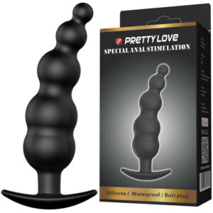 Pretty Love Special Anal Stimulation — Butt Plug, 11.8 cm, Black — view 3