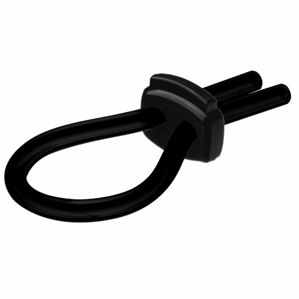 Joydivision Potenzduo — Cock Ring, Silicone, Adjustable, Black — Classic Cock Rings