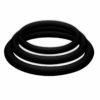 Joydivision Potenzduo Plus — Cock Ring Set, Silicone, Black — Classic Cock Rings