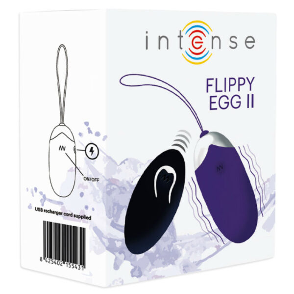 Intense Flippy II — Vibrating Egg, Rechargeable, Purple — Clitoral Stimulators — view 4