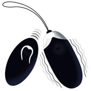 Intense Flippy II — Vibrating Egg, Rechargeable, Black — Clitoral Stimulators