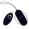 Intense Flippy I — Vibrating Egg, Silicone, Black — Clitoral Stimulators