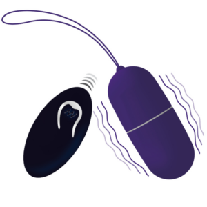 Intense Flippy I — Vibrating Egg, Silicone, Purple — Clitoral Stimulators