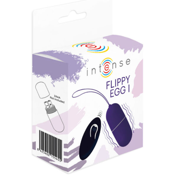 Intense Flippy I — Vibrating Egg, Silicone, Purple — Clitoral Stimulators — view 3