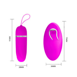 Pretty Love Debby — Vibrating Egg, Remote Control, Lilac — Clitoral Stimulators — view 3