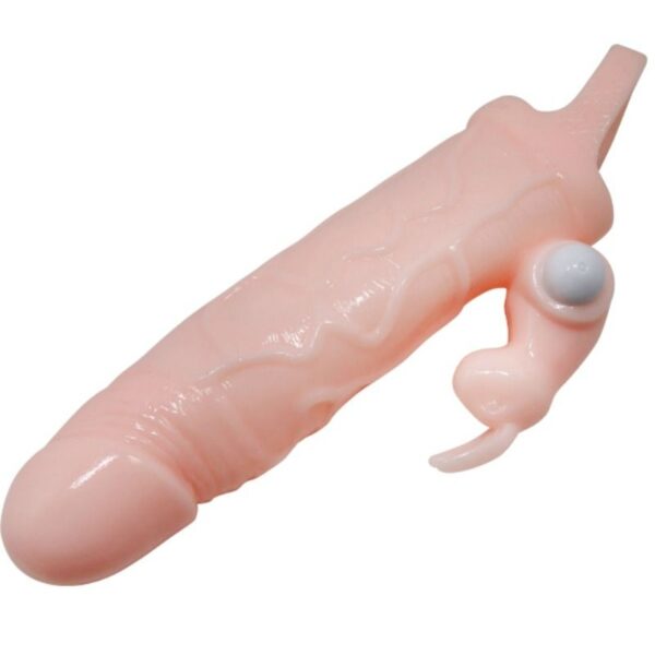 Baile Brave Man Rabbit — Vibrating Penis Sleeve, Flesh — Penis Accessories — view 8