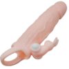 Baile Brave Man Rabbit — Vibrating Penis Sleeve, Flesh — Penis Accessories