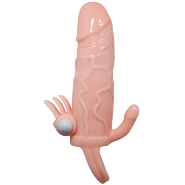 Baile Brave Man Anal — Vibrating Penis Sleeve, Flesh — Penis Accessories — view 8