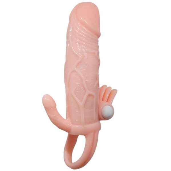 Baile Brave Man Anal — Vibrating Penis Sleeve, Flesh — Penis Accessories — view 7