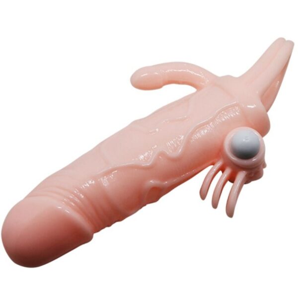 Baile Brave Man Anal — Vibrating Penis Sleeve, Flesh — Penis Accessories — view 5