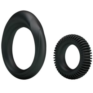 Baile Manhood — Cock Ring Set, Silicone — Classic Cock Rings