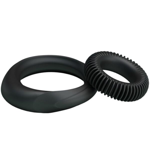 Baile Manhood — Cock Ring Set, Silicone — Classic Cock Rings — view 3