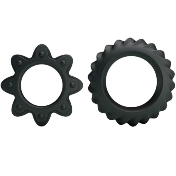 Baile Flowering — Cock Ring Set, Silicone — Classic Cock Rings — view 2