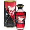 Shunga Blazing Cherry — Warming Massage Oil, 100 ml — Body Massage Oils