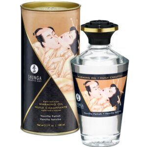 Shunga Vanilla Fetish — Warming Massage Oil, 100 ml — Body Massage Oils