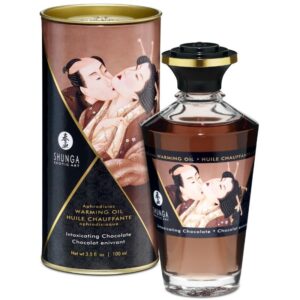 Shunga Intoxicating Chocolate — Warming Massage Oil, 100 ml — Body Massage Oils