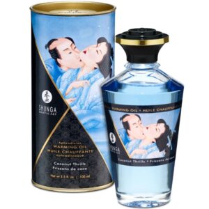 Shunga Coconut Thrills — Warming Massage Oil, 100 ml — Body Massage Oils