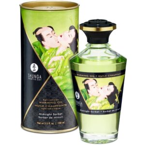 Shunga Midnight Sorbet — Warming Massage Oil, 100 ml — Body Massage Oils