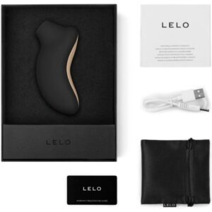 LELO Sona Cruise — Clitoral Stimulator, Sonic, Black — Air Pulse Vibrators — view 3