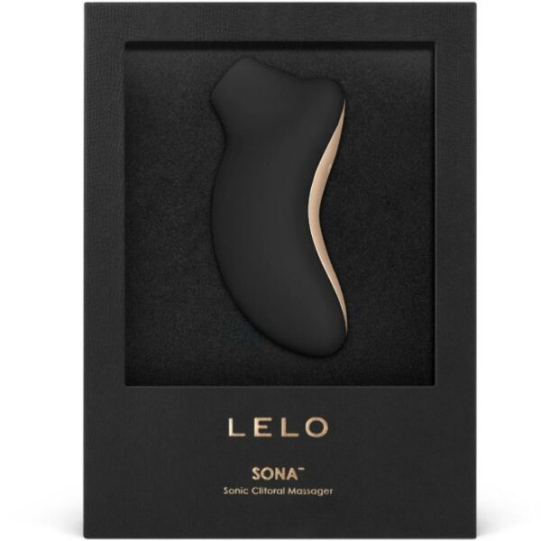 LELO Sona — Clitoral Stimulator, Sonic, Black — Air Pulse Vibrators — view 3