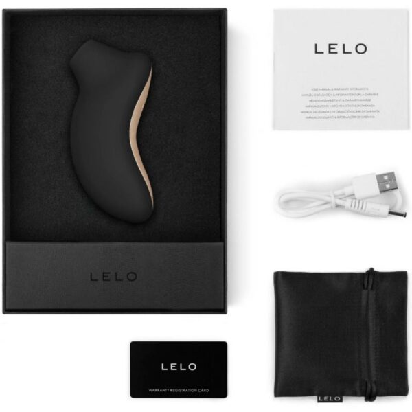 LELO Sona — Clitoral Stimulator, Sonic, Black — Air Pulse Vibrators — view 4