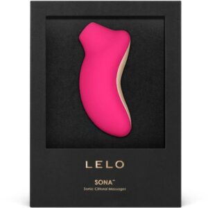 LELO Sona — Clitoral Stimulator, Sonic, Fuchsia — Air Pulse Vibrators — view 3