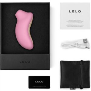 LELO Sona — Clitoral Stimulator, Sonic, Pink — Air Pulse Vibrators — view 3
