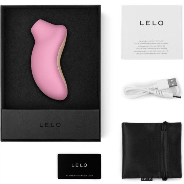 LELO Sona — Clitoral Stimulator, Sonic, Pink — Air Pulse Vibrators — view 3