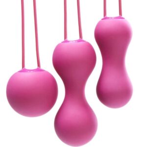 Je Joue Ami — Kegel Weights, Fuchsia — Ben Wa Balls — view 3