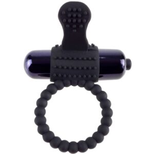 Fantasy C-Ringz — Vibrating Cock Ring, Silicone, Black — Cock Rings — view 4