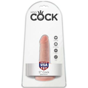 King Cock with Balls — Realistic Dildo, 14 cm, Flesh — Dildos — view 3
