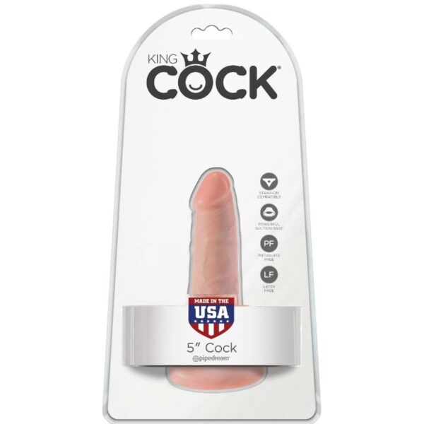 King Cock with Balls — Realistic Dildo, 14 cm, Flesh — Dildos — view 3
