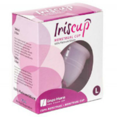 Iriscup — Menstrual Cup, Silicone, Size L, Pink — Menstrual Cups — view 3